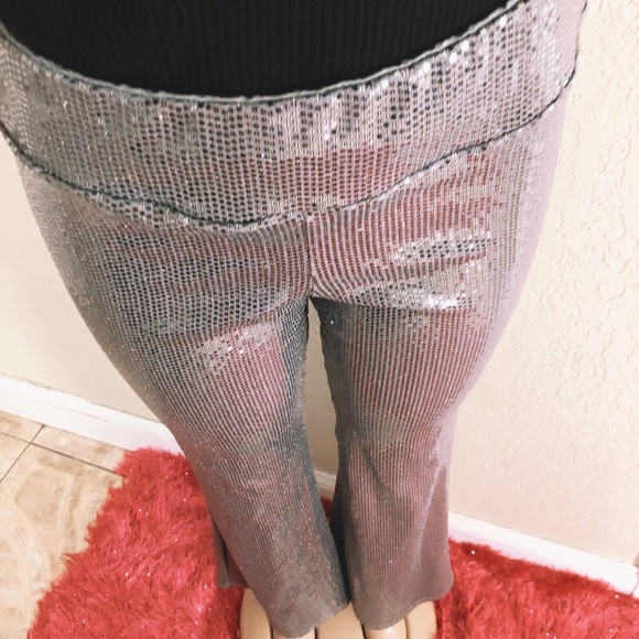 Shiny Silver pants - Picture 1 of 5